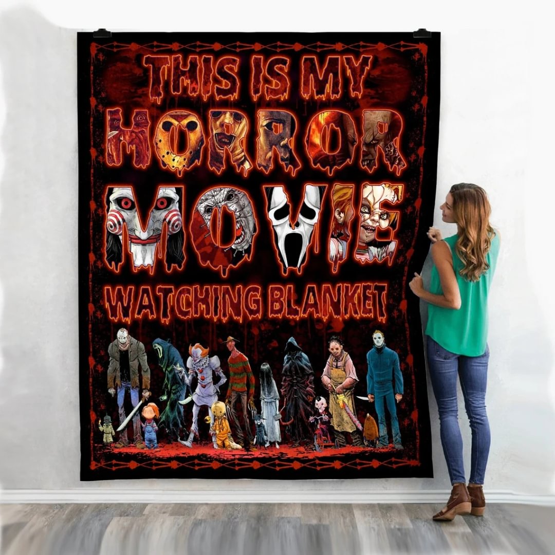 This is My Horror Movie Watching Blanket - 2022 Halloween Haunted