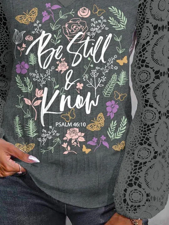 Women Half Sleeve V-neck Solid Color Dress