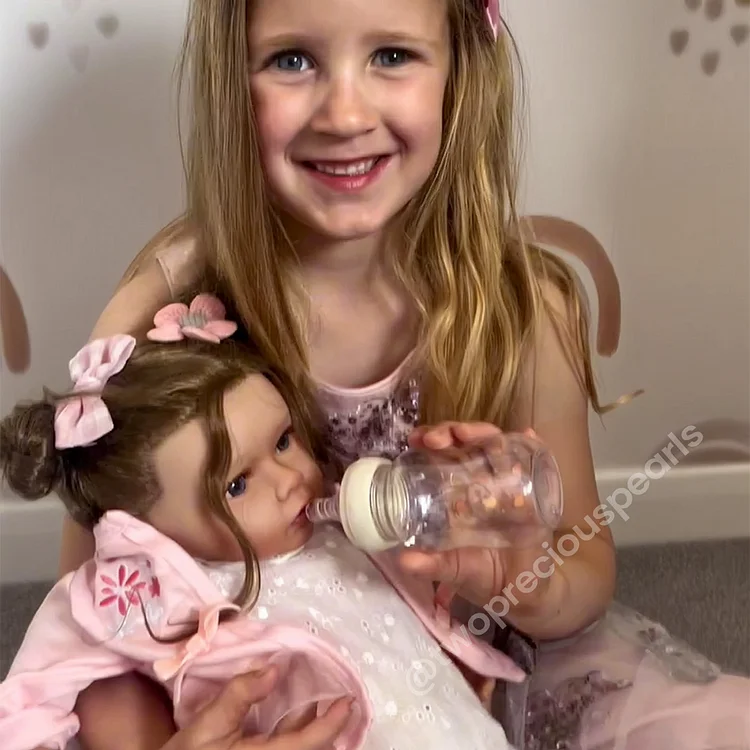 Babeside Quiet Reborn Baby Daisy 20'' Toddler Girl Emotional Comfort Companion