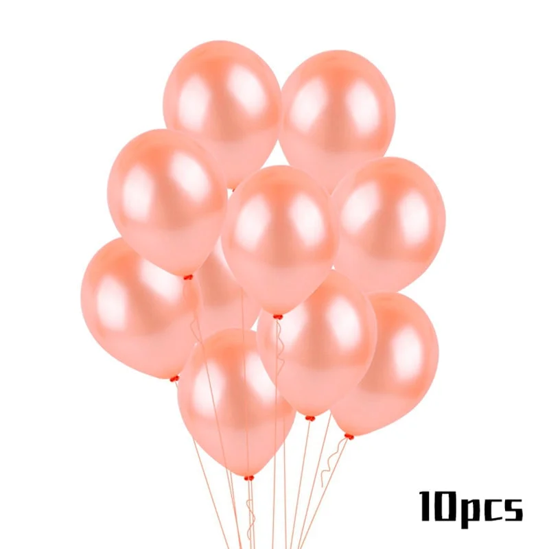 Rose Gold Birthday Party Balloons Set Happy Birthday Party Decoration Adult Foil Balloons Air Ballons Globos Supplies
