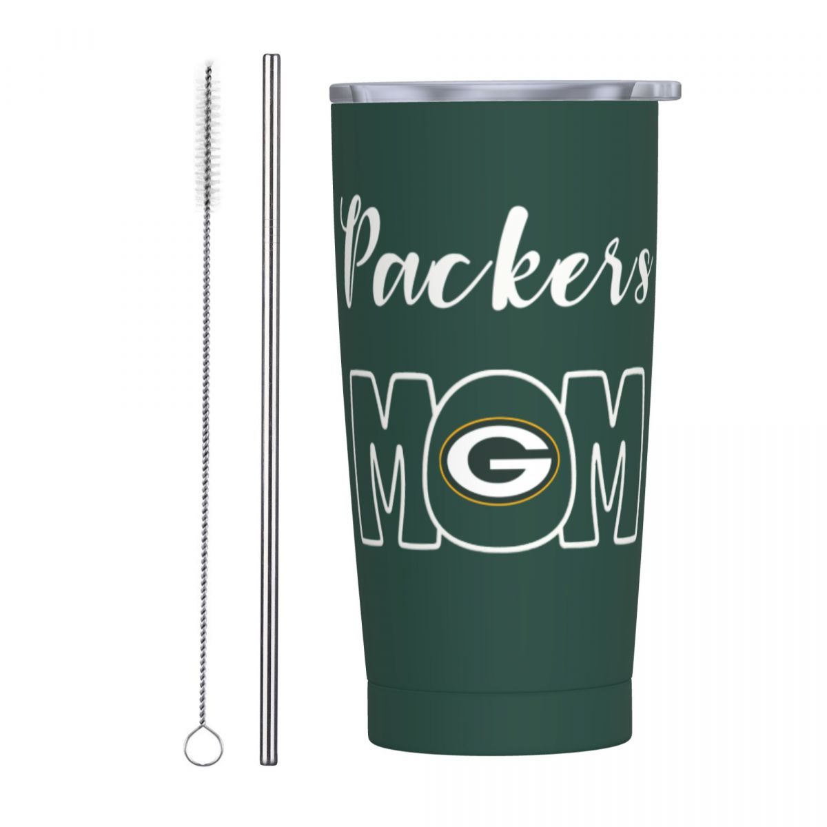 Green Bay Packers Mom 20 Oz Insulated Travel Tumbler