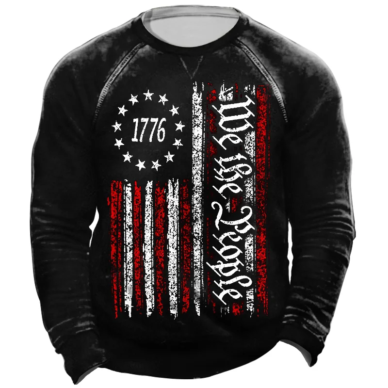 1776 We The People Men's Outdoor Retro Sweatshirt / [viawink] /