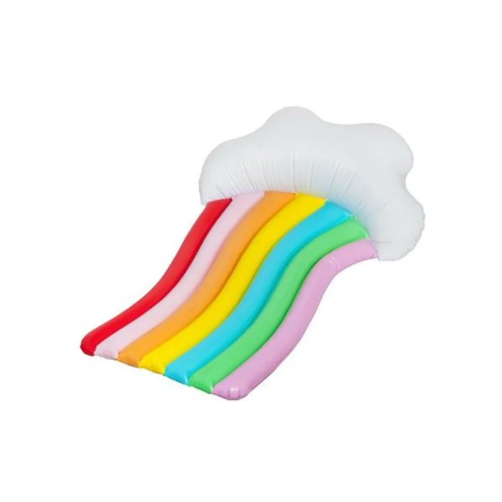 Rainbow Cloud Pool Float Lounger