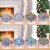 8PCS DIY Diamond Art Greeting Cards Congratulations Cards & Gifts (Snowflake)