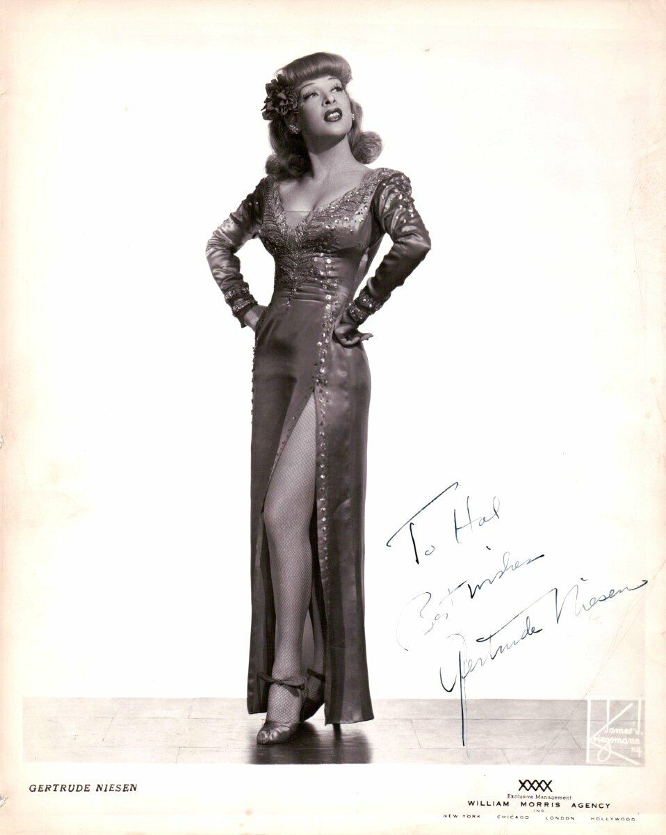 Gertrude Niesen Signed Autographed 8X10 Photo Poster painting Legendary Actress JSA JJ41064