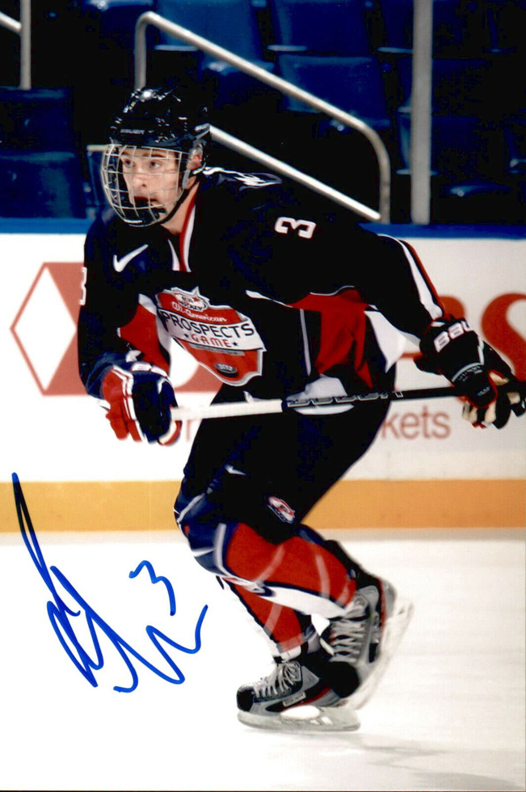 Ian McCoshen SIGNED auographed 4x6 Photo Poster painting WATERLOO BLACKHAWKS / FLORIDA PANTHERS