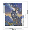 Diamond Painting-DIY Full Round Drill Wolf