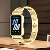 Case+Band Stainless Steel Sport Replacement Watch Strap for Samsung Galaxy Fit 3