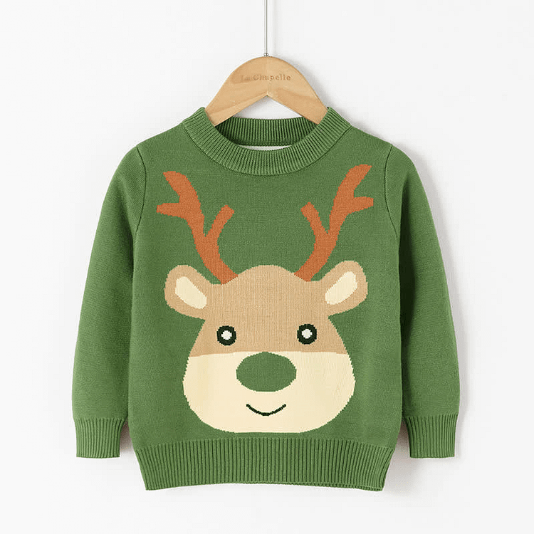Toddler Boy Deer Warm Sweater