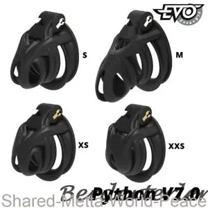 pornhint Pornhint New Python Chastity Cage Male Restraints Device Double-Arc Cuff RingLocking