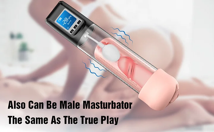6 Suction 9 Vibration Electric Vacuum Penis Pump with Pocket Pussy 6 Suction 9 Vibration Electric Vacuum Penis Pump with Pocket Pussy