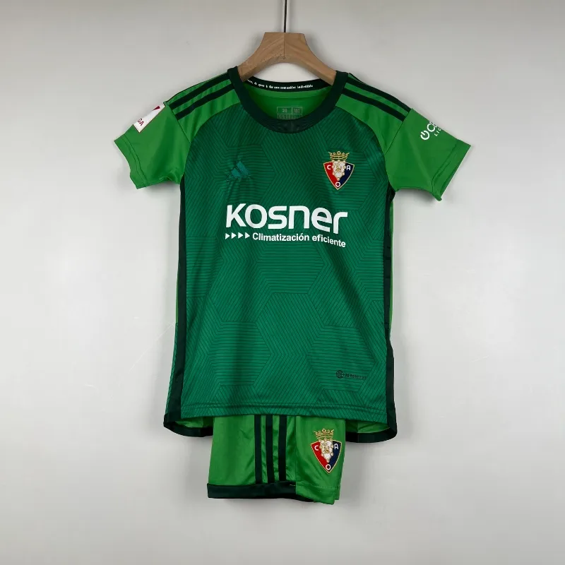 23-24 Kids Osasuna Soccer Jersey Second Away