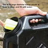 Camping Water Jug with Faucet Portable Water Bucket for Car Camping (Black)