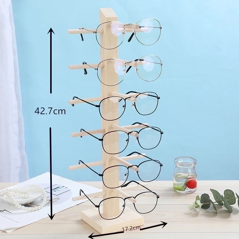 Minimalist Geometric Solid Wood Jewelry Display