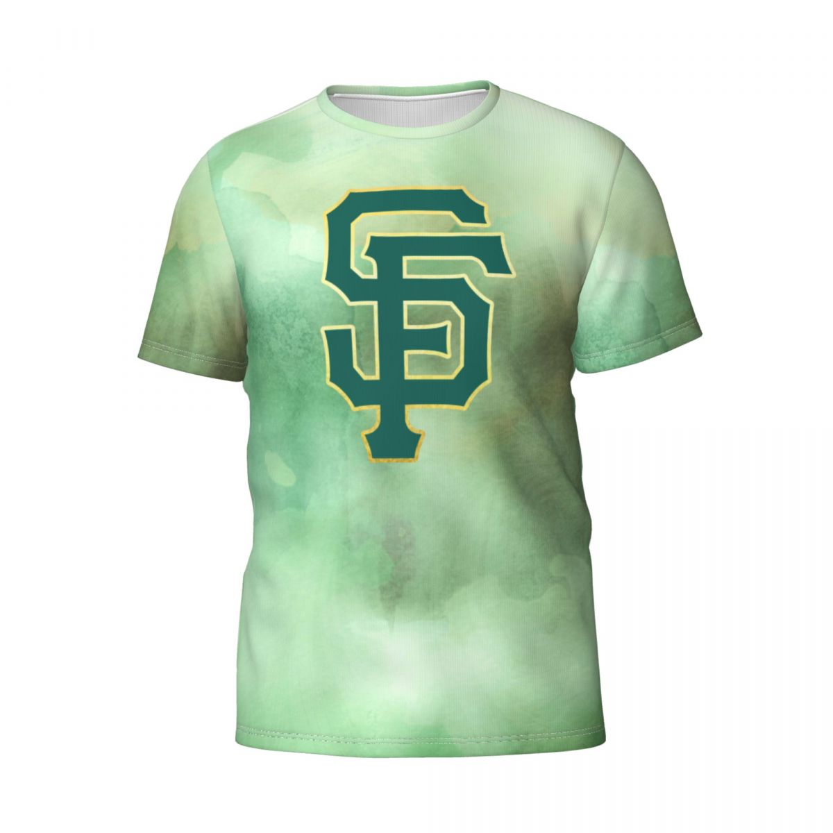 San Francisco Giants St Patrick's Day Printed Men's T-Shirt