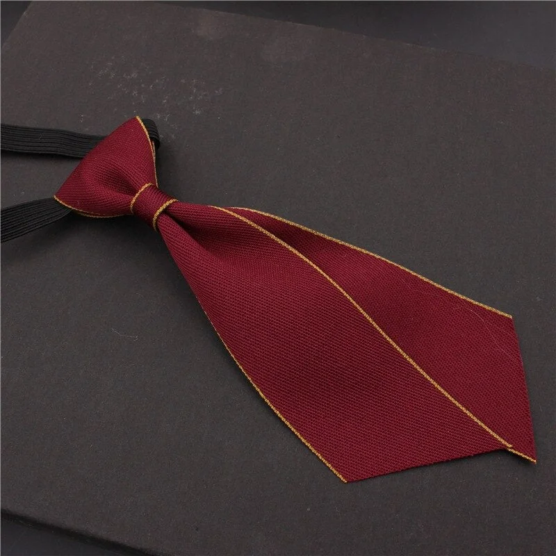Business Tie Bow Necktie Hotel Stewardess White Collar Office Daily Jaccessories Men's and Women's Students Trendy Bowtie Gifts