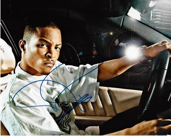 T.I. Signed - Autographed Hip Hop Rapper - Actor 8x10 inch Photo Poster painting w/ COA