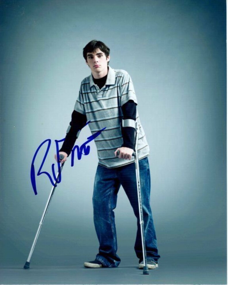 Rj mitte signed autographed breaking bad walter white jr. Photo Poster painting