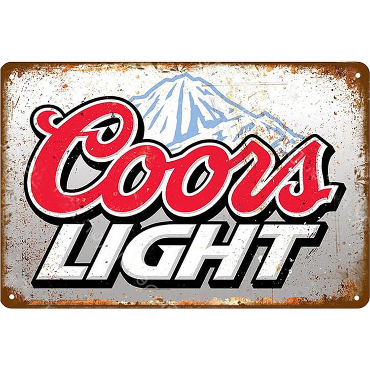 Coors Light Beer - Vintage Tin Signs/Wooden Signs - 8*12Inch/12*16Inch