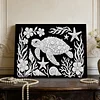 uk.everydayedeals DIY Pearl Painting With Frame - Handmade Self-Adhesive Pearls - Turtle(20*30cm)