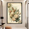 (Big Size) Bunny With Flowers - 11CT Stamped Cross Stitch 40*60cm/15.75*23.62in