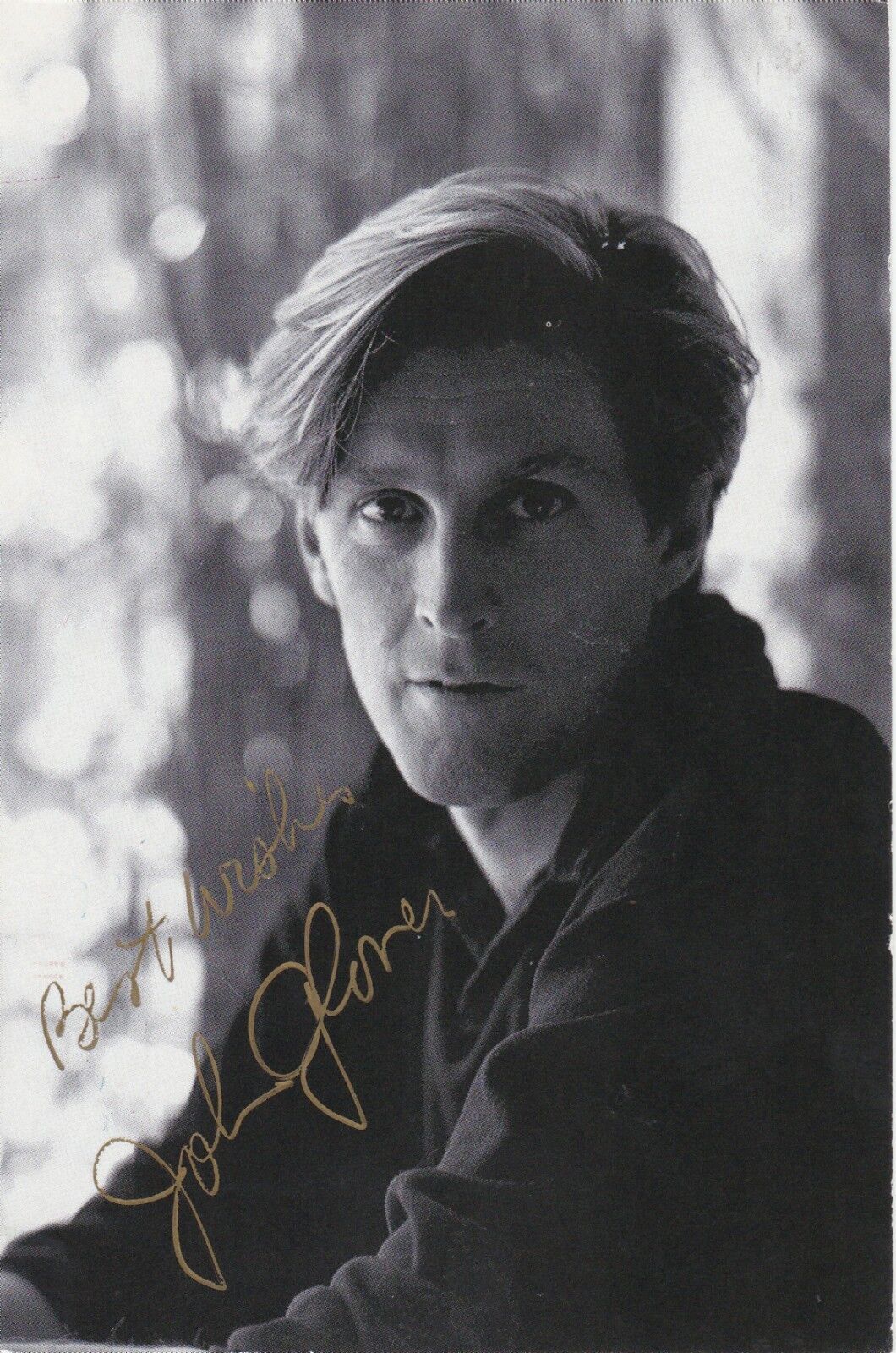 JOHN GLOVER hand-signed STUNNING YOUNG B/W CLOSEUP POSE authentic w/ UACC RD COA