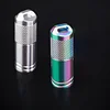 Mini Titanium Alloy USB Rechargeable Outdoor Daily Emergency Portable Keychain LED Portable EDC Necklace Flashlight