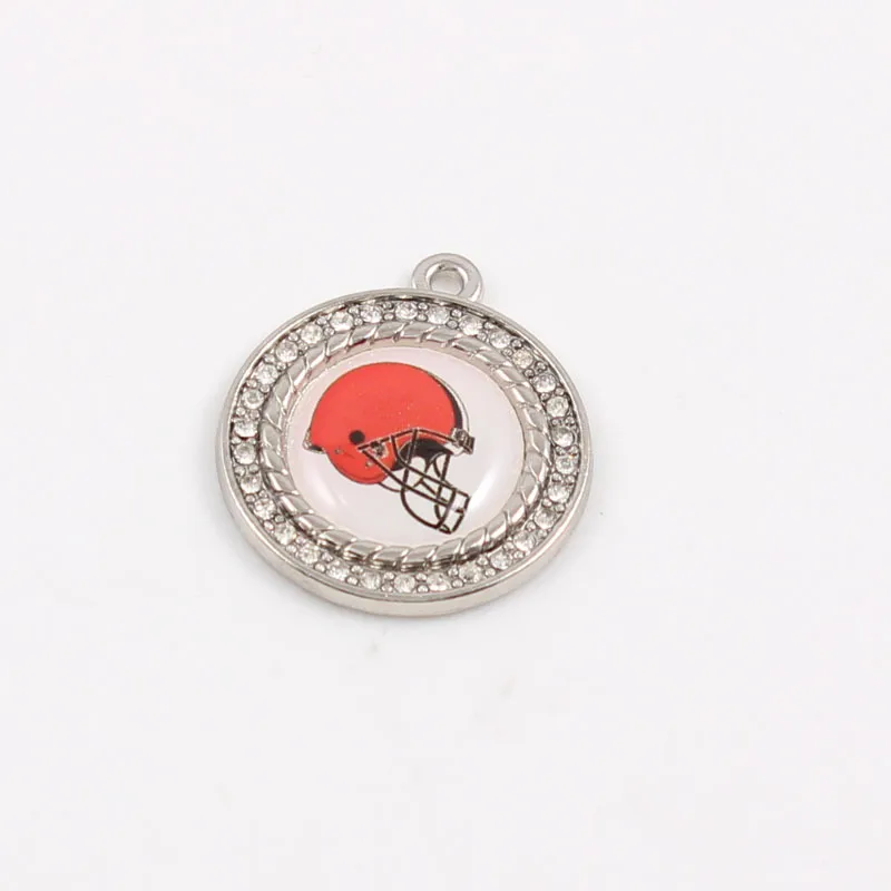 1 Piece 27.6*24.3mm Alloy Rhinestones Totem Pendant