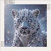 Diamond Painting-DIY Crystal Rhinestone Snow Leopard