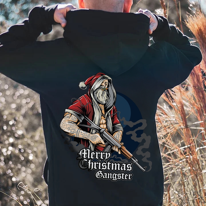 Merry Christmas Gangster Christmas Theme Hoodie