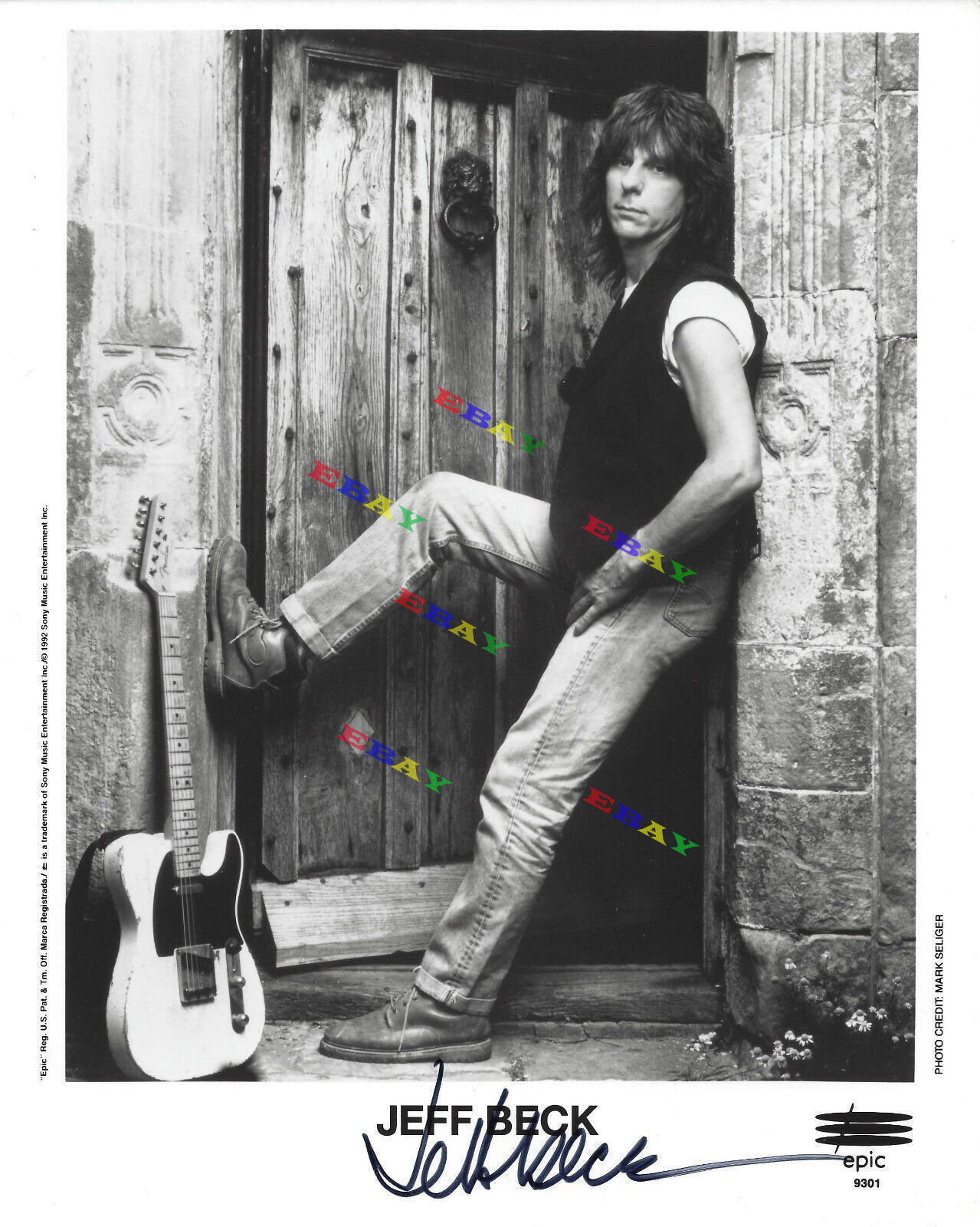 Jeff Beck Autographed Signed Photo Poster painting Reprint