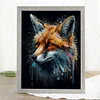 Watercolor Fox-11CT Stamped Cross Stitch 40*53cm