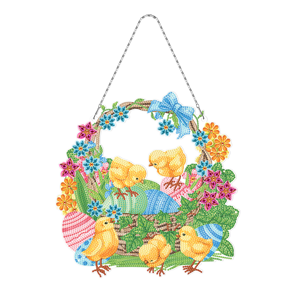 

Chicken Basket - 5D DIY Craft Pendant, 501 Original