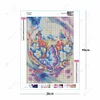 Diamond Painting-5D Full Square Drill Flower Butterfly