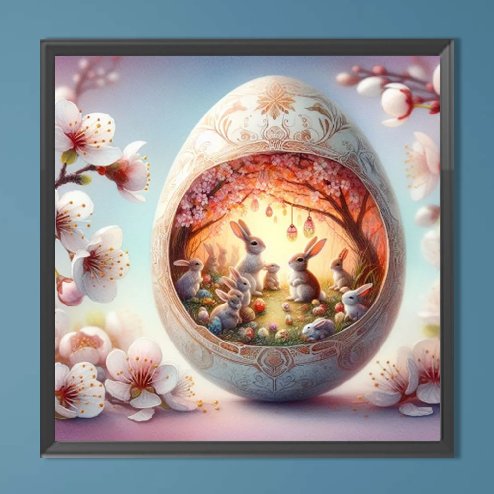 Diamond Painting - Full Round Drill - Rabbit(Canvas|40*40cm)