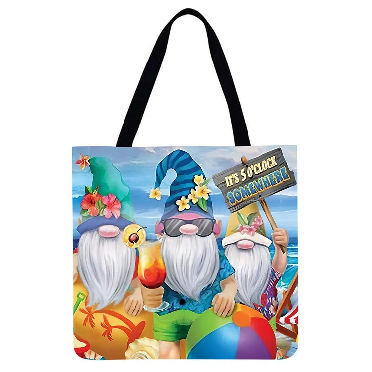 Cartoon - Linen Tote Bag