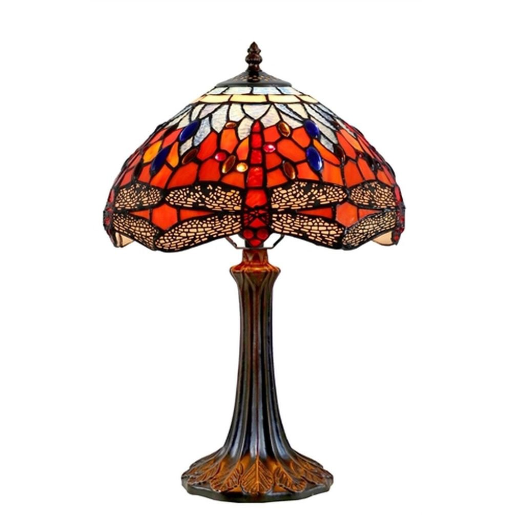 Dragonflies Tiffany Style Stained Class Lamp