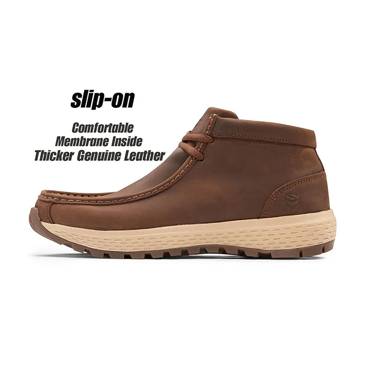 SUREWAY Mens Chukka Boots Fashion and Comfort Driving Shoes 