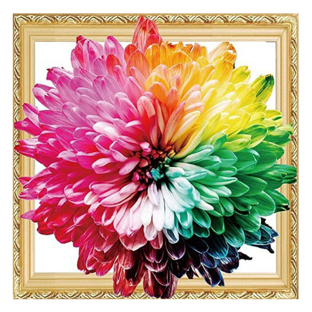 

Rainbow Flower - Round Drill Diamond Painting - 30*30CM, Round diamond 30*30cm, 501 Original