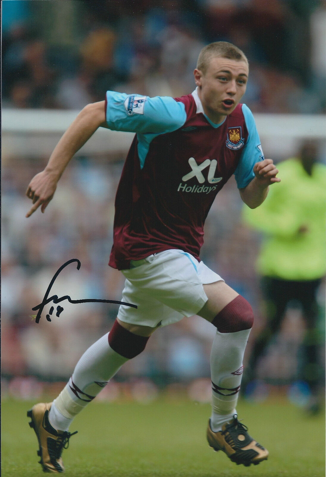 Freddie SEARS SIGNED Autograph 12x8 Photo Poster painting AFTAL COA West Ham UNITED Genuine