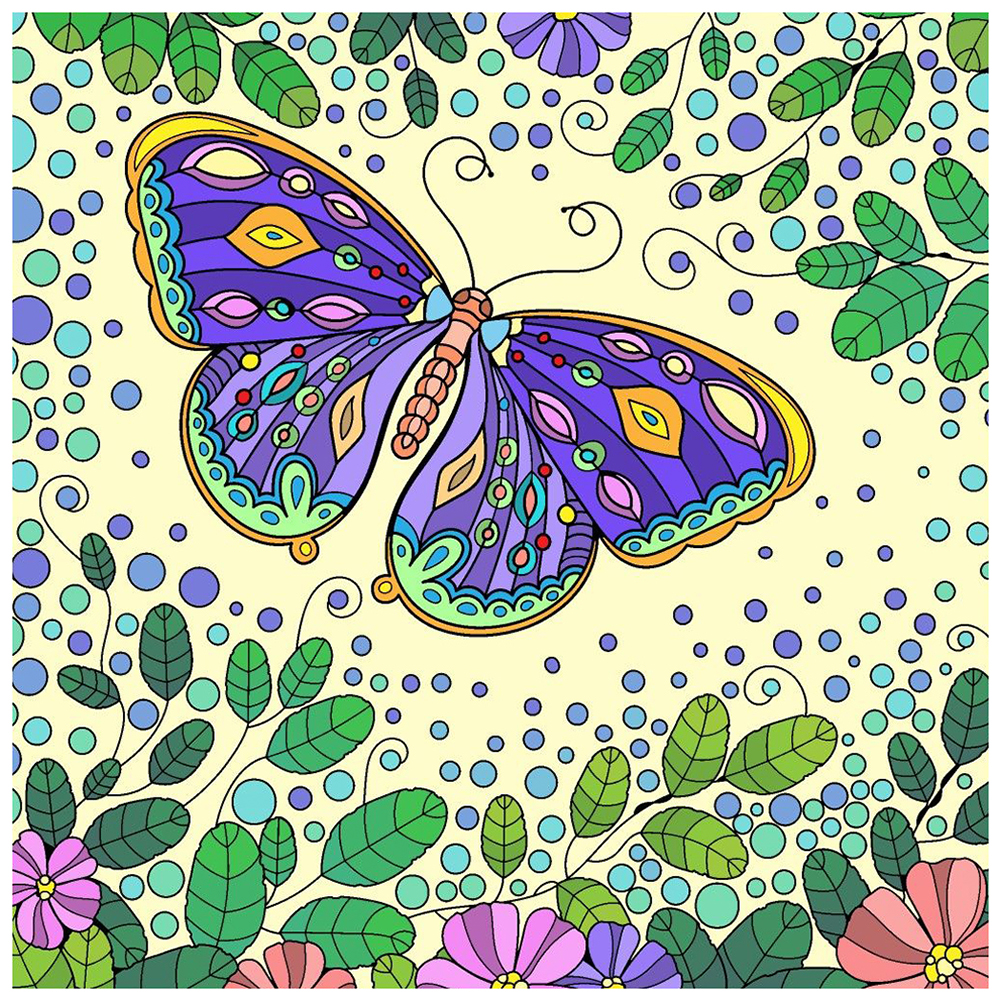 

Butterfly - Round Drill Diamond Painting - 30*30CM, 501 Original