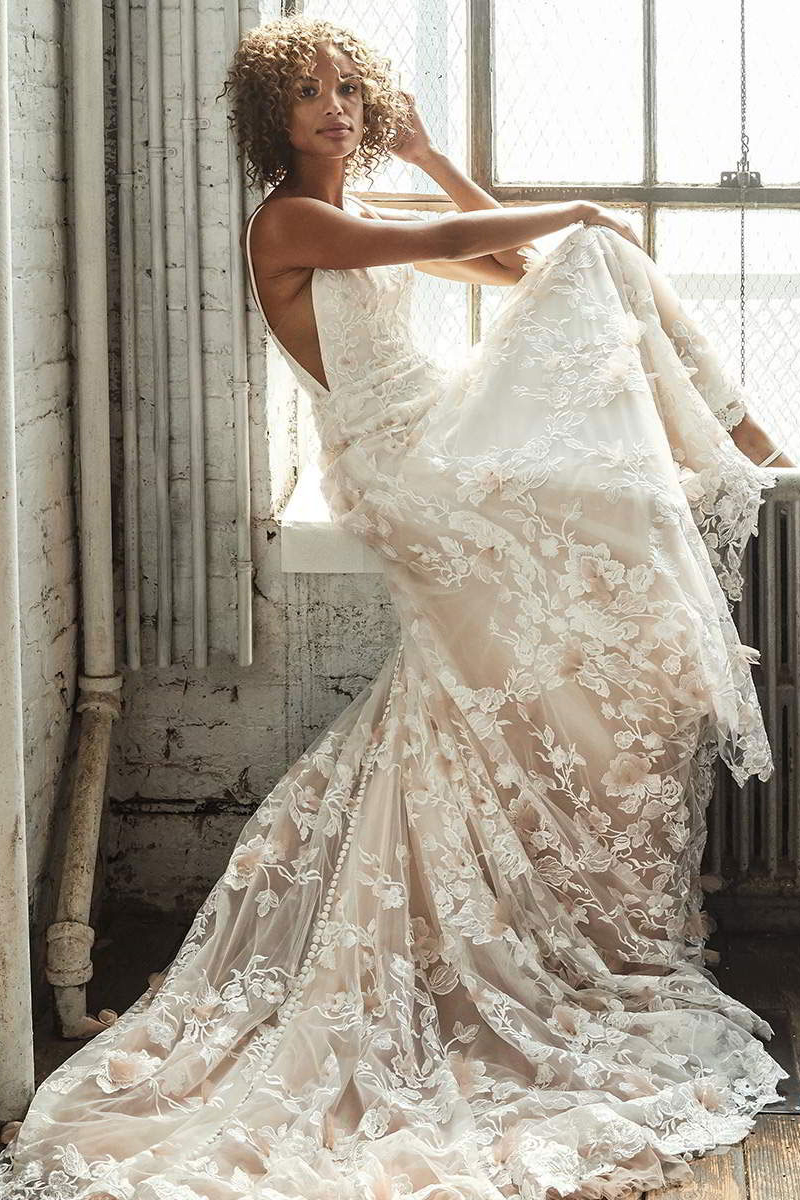 Light Yellow Spaghetti Straps Sheath Lace Long Party Dress Wedding Guest Dress, DP4537