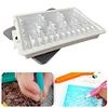 (US Local)21 Grids Clear Diamond Painting Storage Containers for Beads Art DIY Crafts Tool