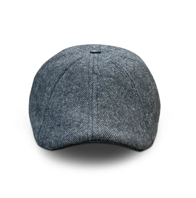 Hatsfashion-The Peaky   Cap - Charcoal & Slate