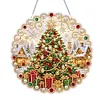 XMAS DIY Acrylic Special Shape Diamond Painting Hanging Pendant Hanging Kit