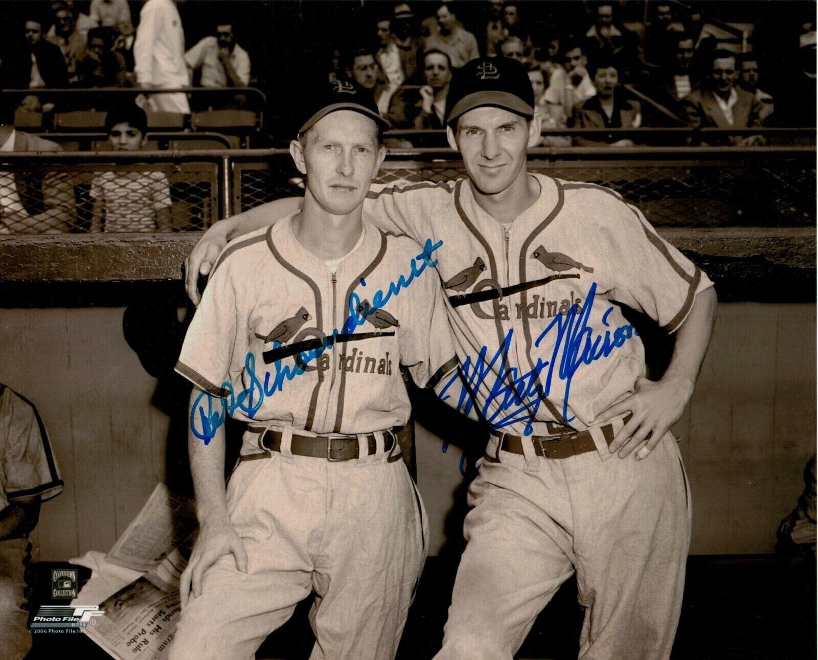 Red Schoendienst / Marion Autographed Signed 8x10 Photo Poster painting (HOF Cardinals ) REPRINT