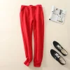 Women Trousers Warm Velvet Cashmere Harem Pants Sweatpants Fleece Pants