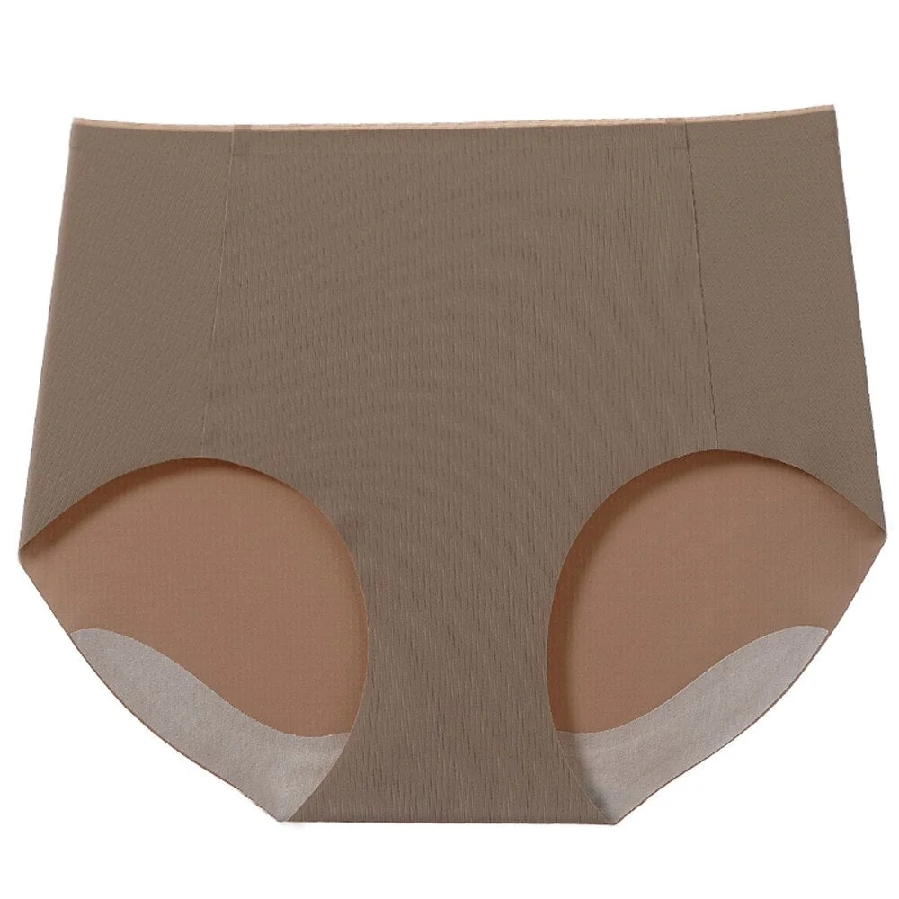 New Seamless Panties for Women High Waist Sexy Lingerie Women's Underwear Invisible Briefs Soft Solid Color Underpants Plus Size