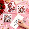 6PCS Diamond Painting Love Goblins Greeting Card Set with Envelopes for Adults Gifts