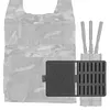 Double-Side Fanny Pack Adapter Panel Chest Hanging Plate for Hunting Vest (Grey)